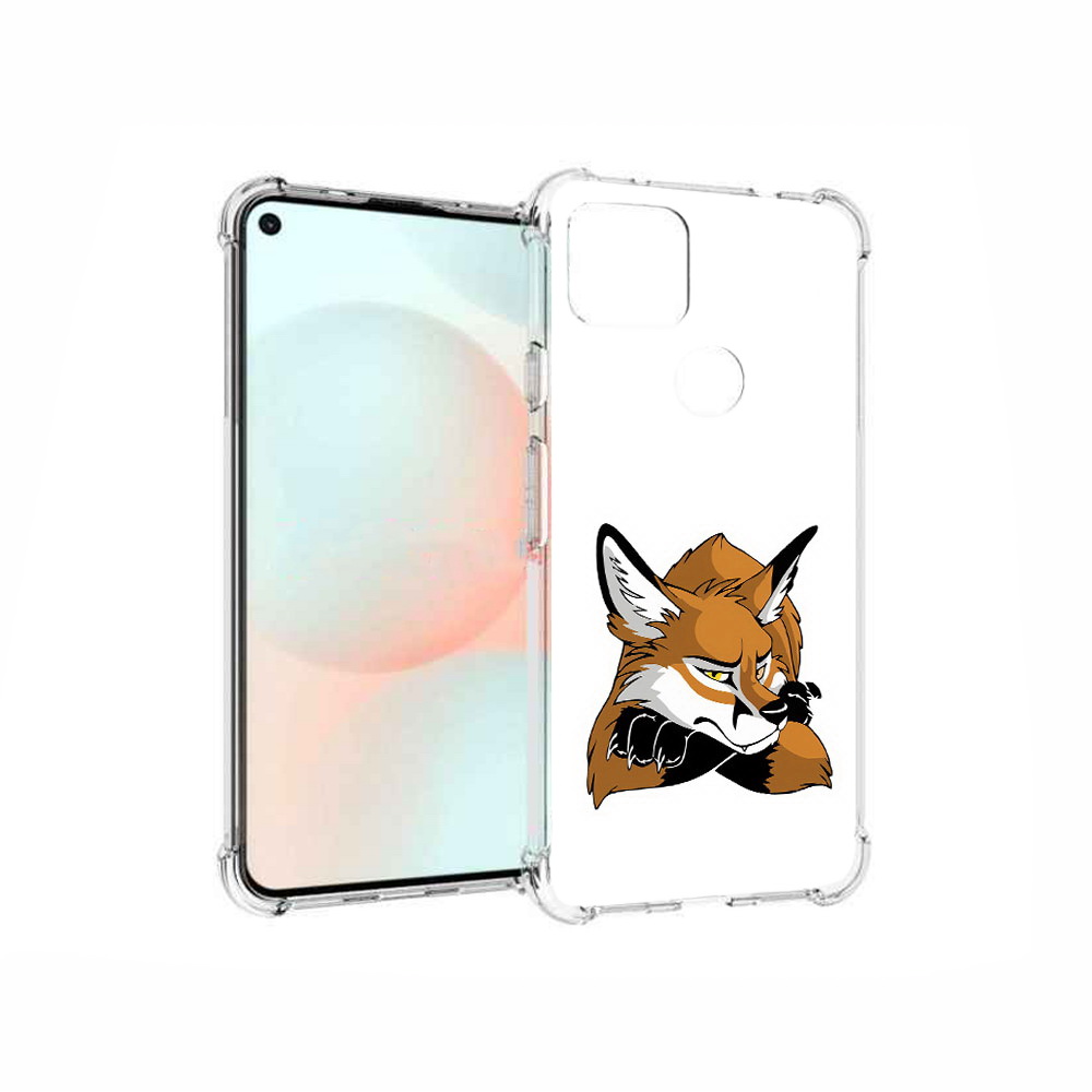 

Чехол MyPads Tocco для Google Pixel 5A фокс, Прозрачный, Tocco