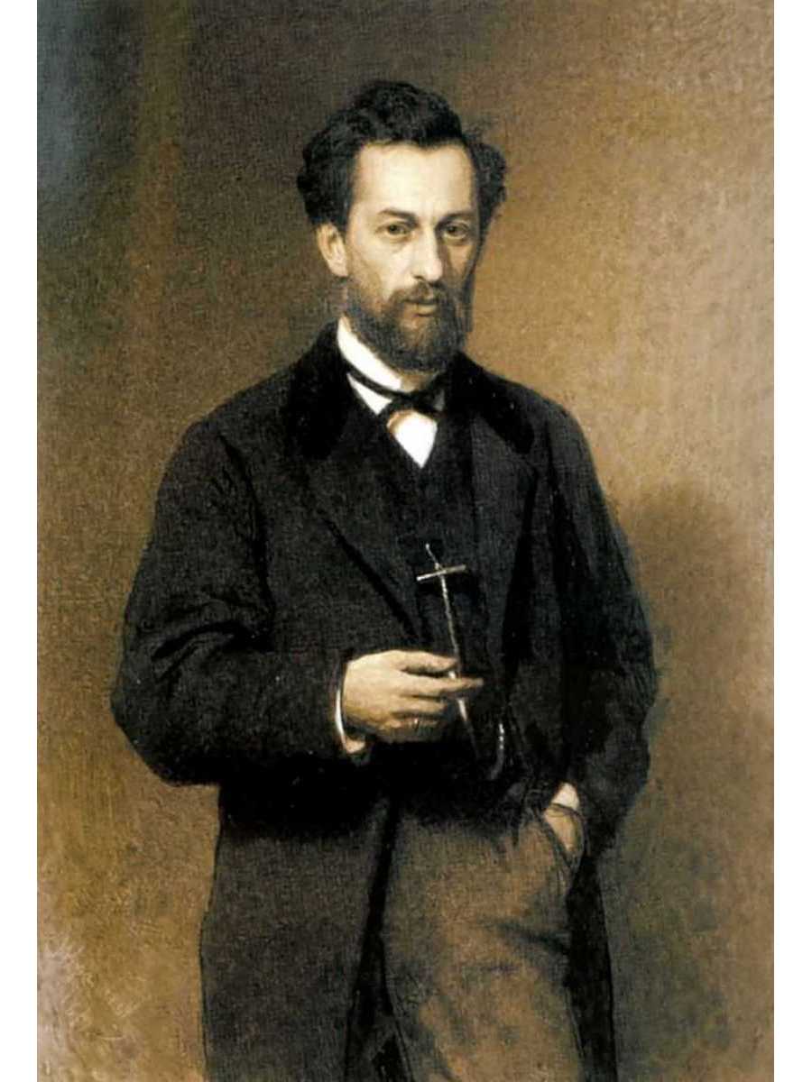 

Постер DRABS A2 Крамской Иван Николаевич Портрет художника Михаила Константиновича Клодта