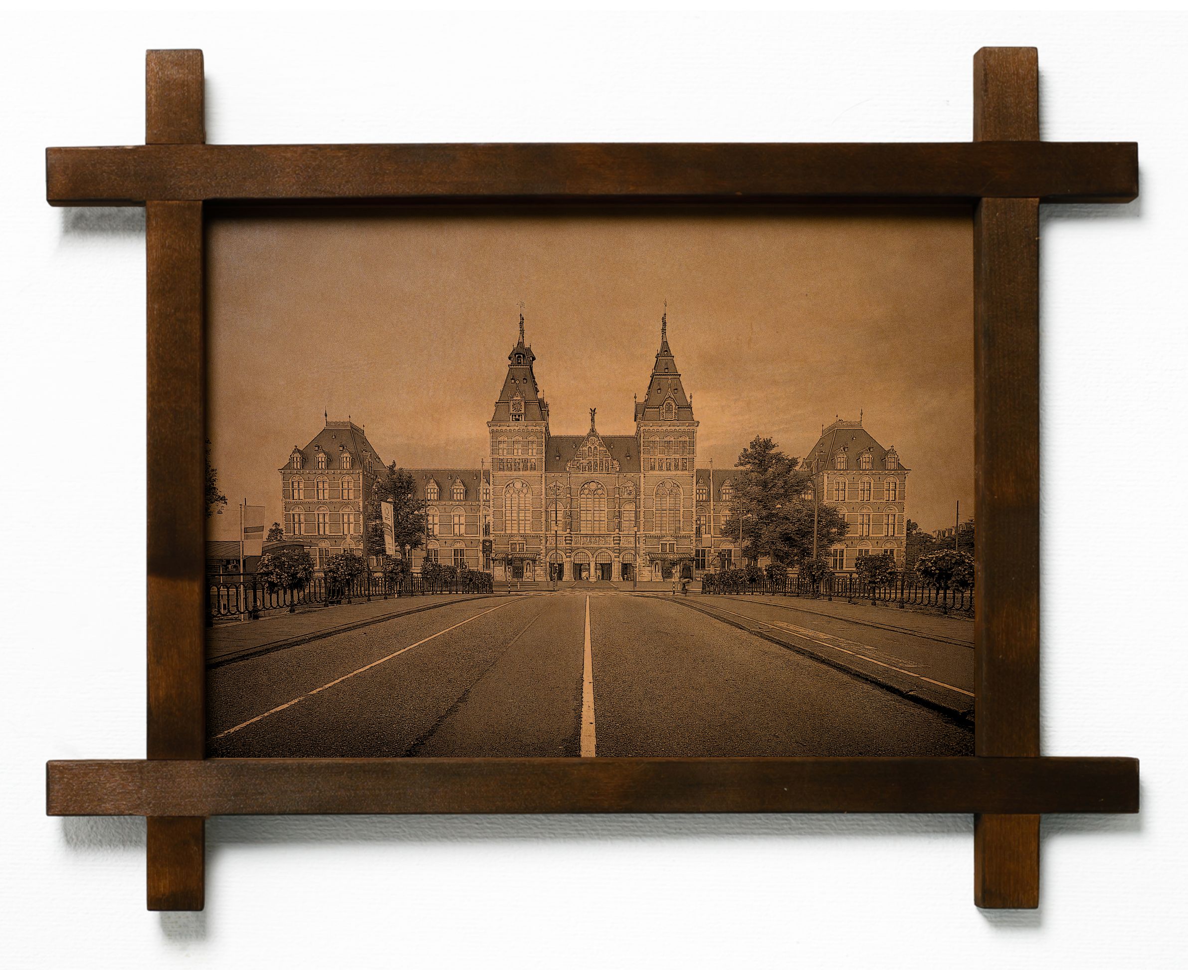 

Картина BoomGiftРейксмузеум, гравировка на натуральной коже, 766