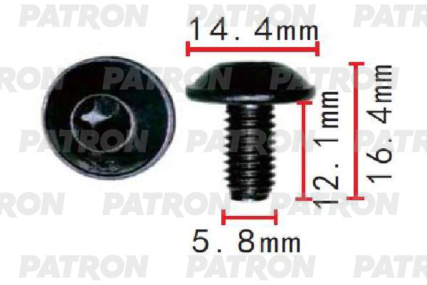 

Винт Металлический Audi,Seat,Skoda,Volkswagen Универсальный PATRON P371629