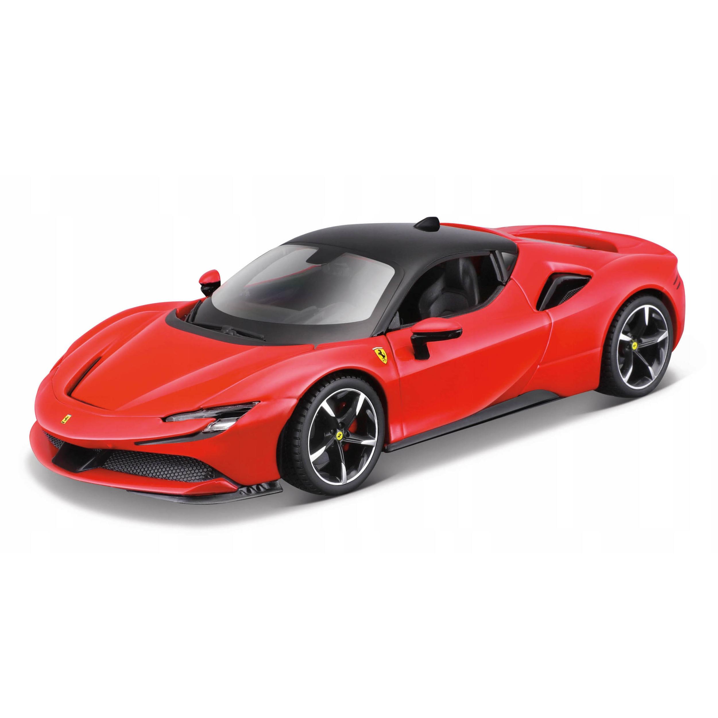 Коллекционная машинка Bburago Феррари 1:43 Ferrari SF90 Stradale,красная bburago 1 18 ferrari sf90 2019 season f1 racing model alloy car model collect gifts toy