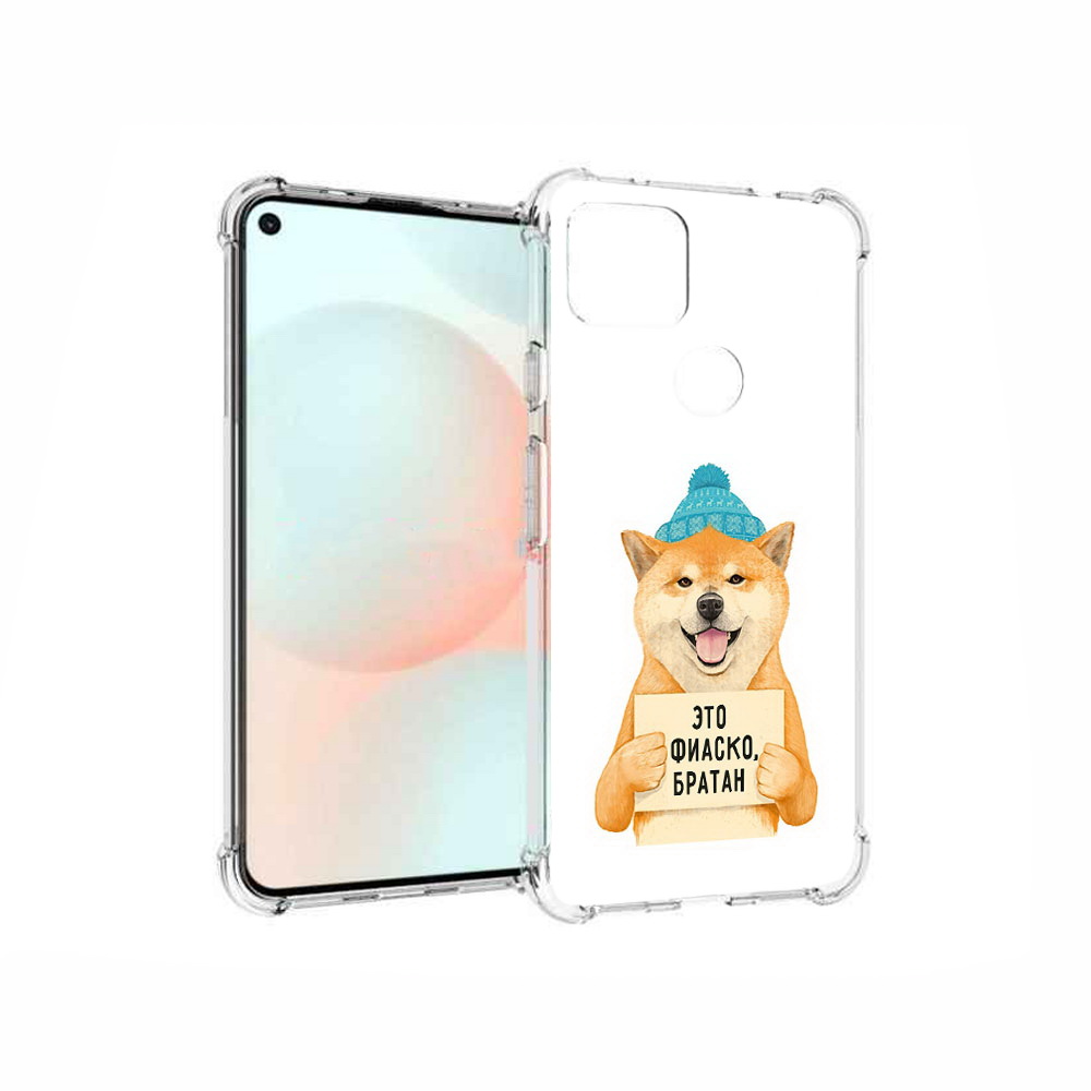 

Чехол MyPads Tocco для Google Pixel 5A фиаско, Прозрачный, Tocco