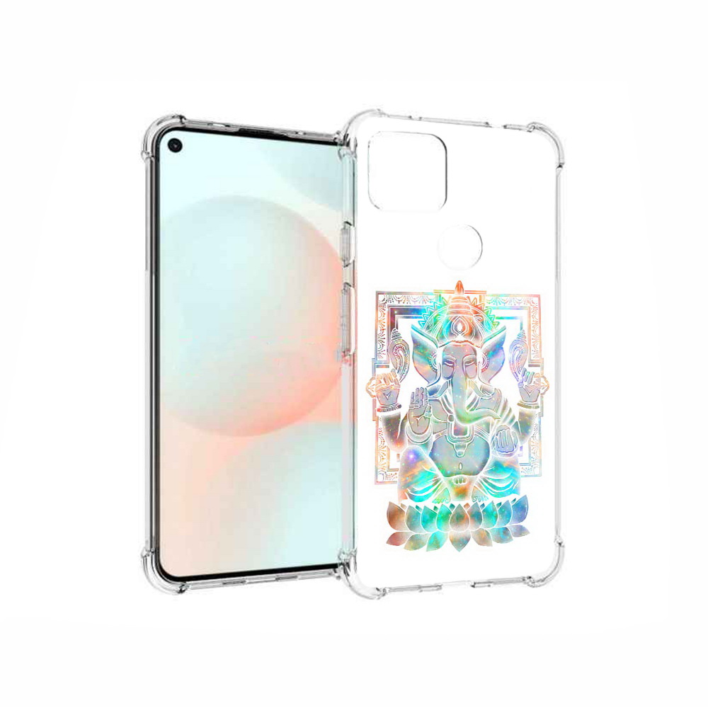 

Чехол MyPads Tocco для Google Pixel 5A умный слон, Прозрачный, Tocco