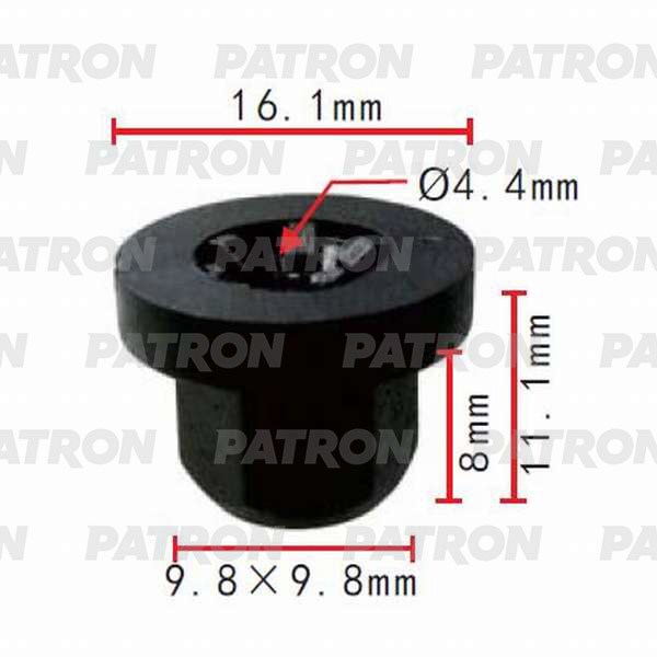 Гайка автомобильная PATRON P370488