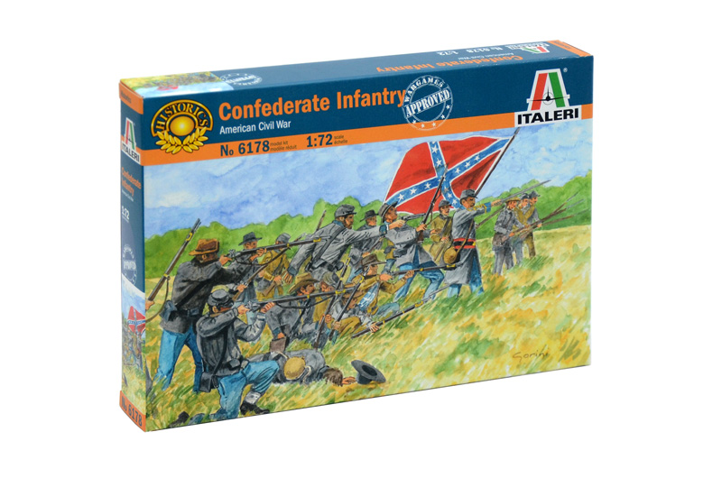 

Сборная модель Italeri 1/72 Армия Конфедеративных Штатов Америки 6178