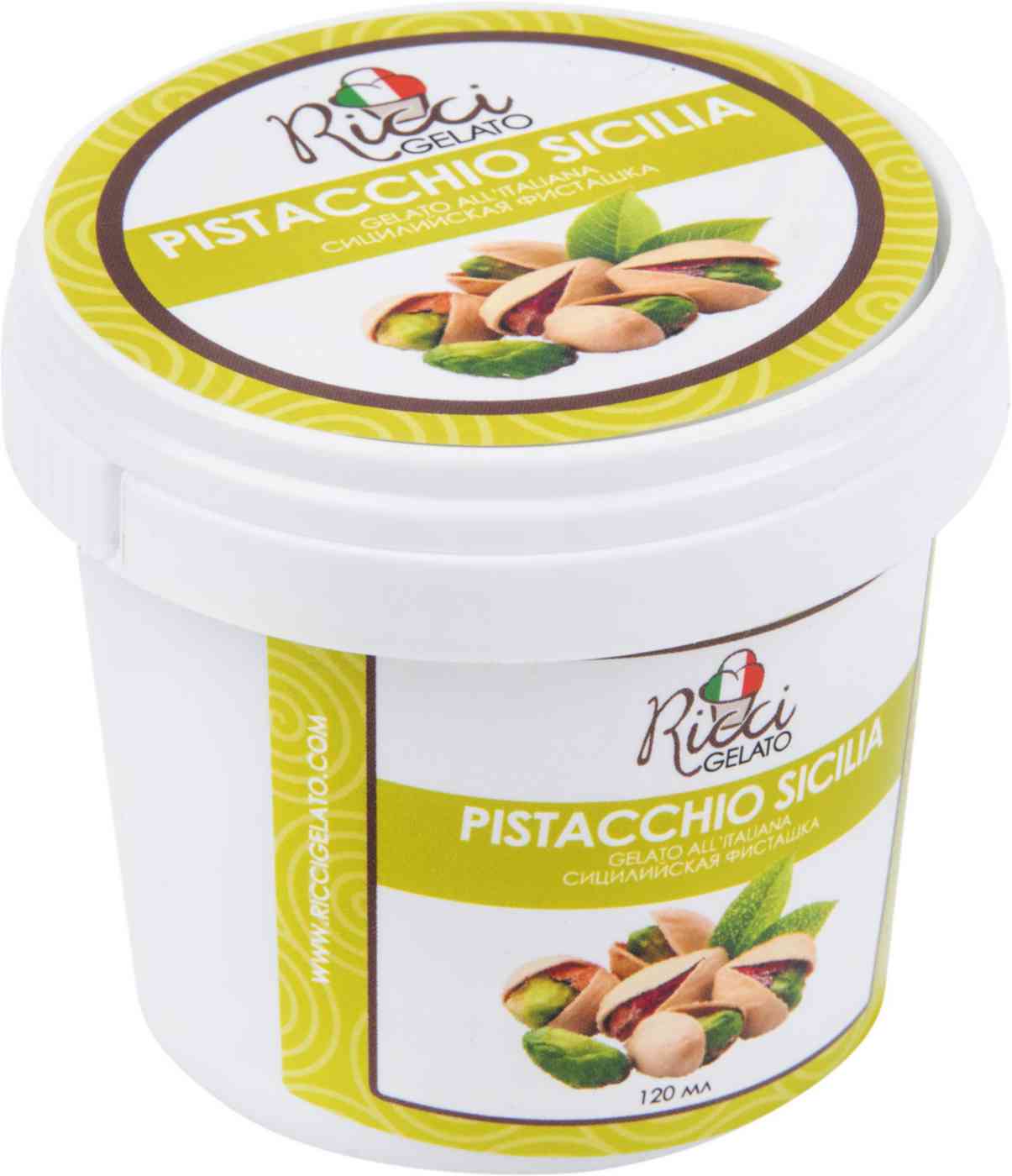 Мороженое молочное Ricci Gelato Фисташка Сицилийская 80 г