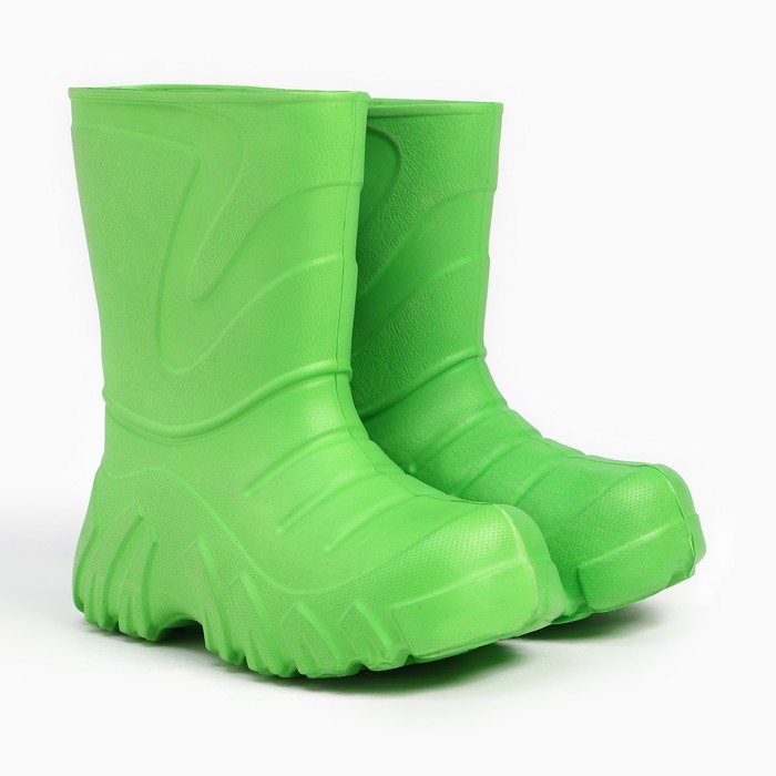 Light Company Сапоги детские ЭВА, размер 32/33, цвет салатовый