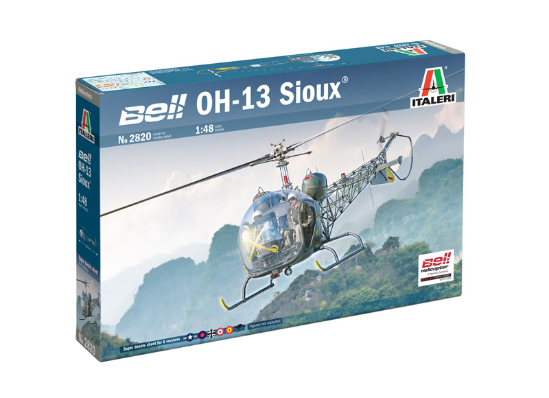 

Сборная модель Italeri 1/48 Вертолёт OH-13 Sioux 2820