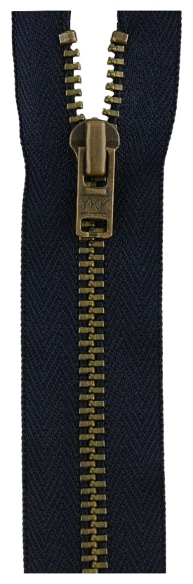 

Застежка-молния YKK 0593552/40, 058 темно-синий тип 5 (5,75мм), двухзамковая, 40см
