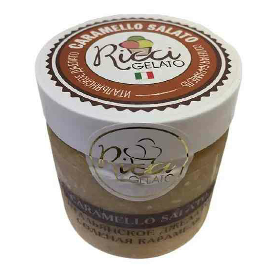Мороженое молочное Ricci Gelato Соленая карамель БЗМЖ 80 г
