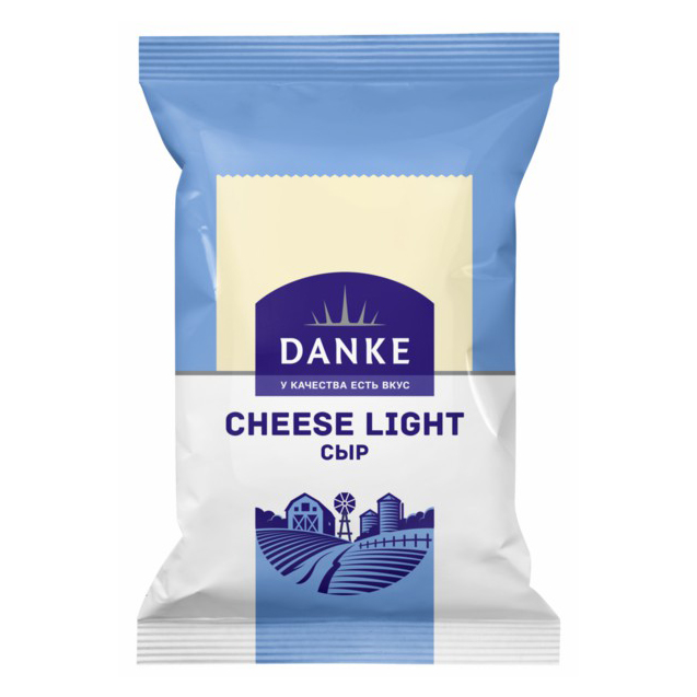 

Сыр твердый Danke Cheese Light 35% 180 г