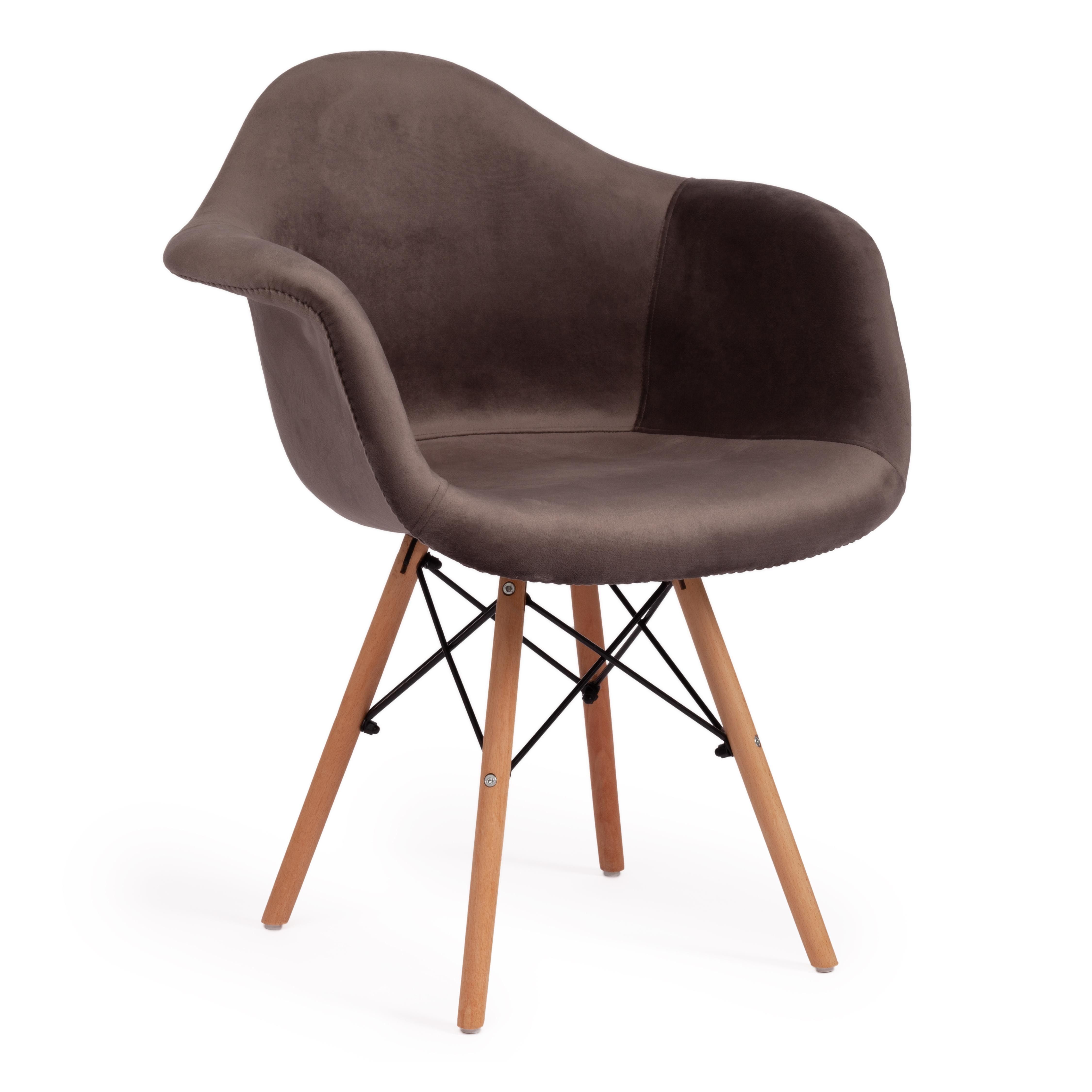 фото Стул tetchair cindy soft (eames), серый/натуральный