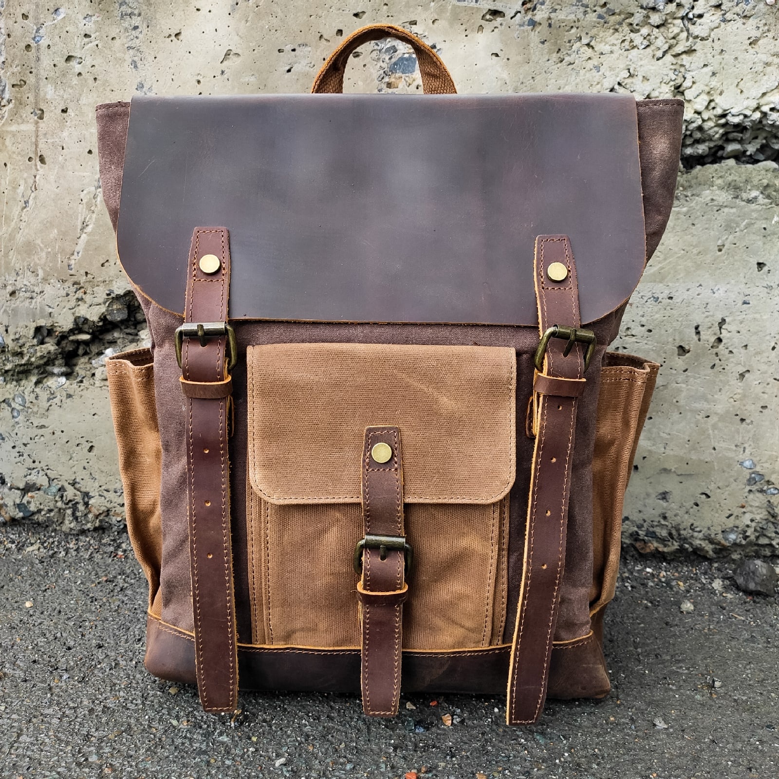 Рюкзак унисекс Orlen pack KS-01 коричневый, 40х30х11 см