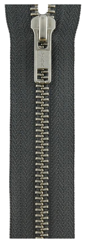 

Застежка-молния YKK 0573985/80, 182 серый асфальт тип 5 (5,75мм), разъемная, 80см