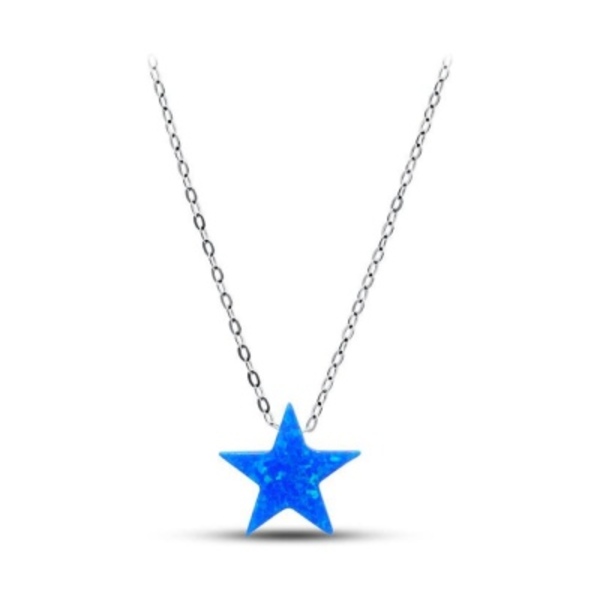 

Колье из серебра 43 см Silver Wings 0512713490n, опал, 0512713490n