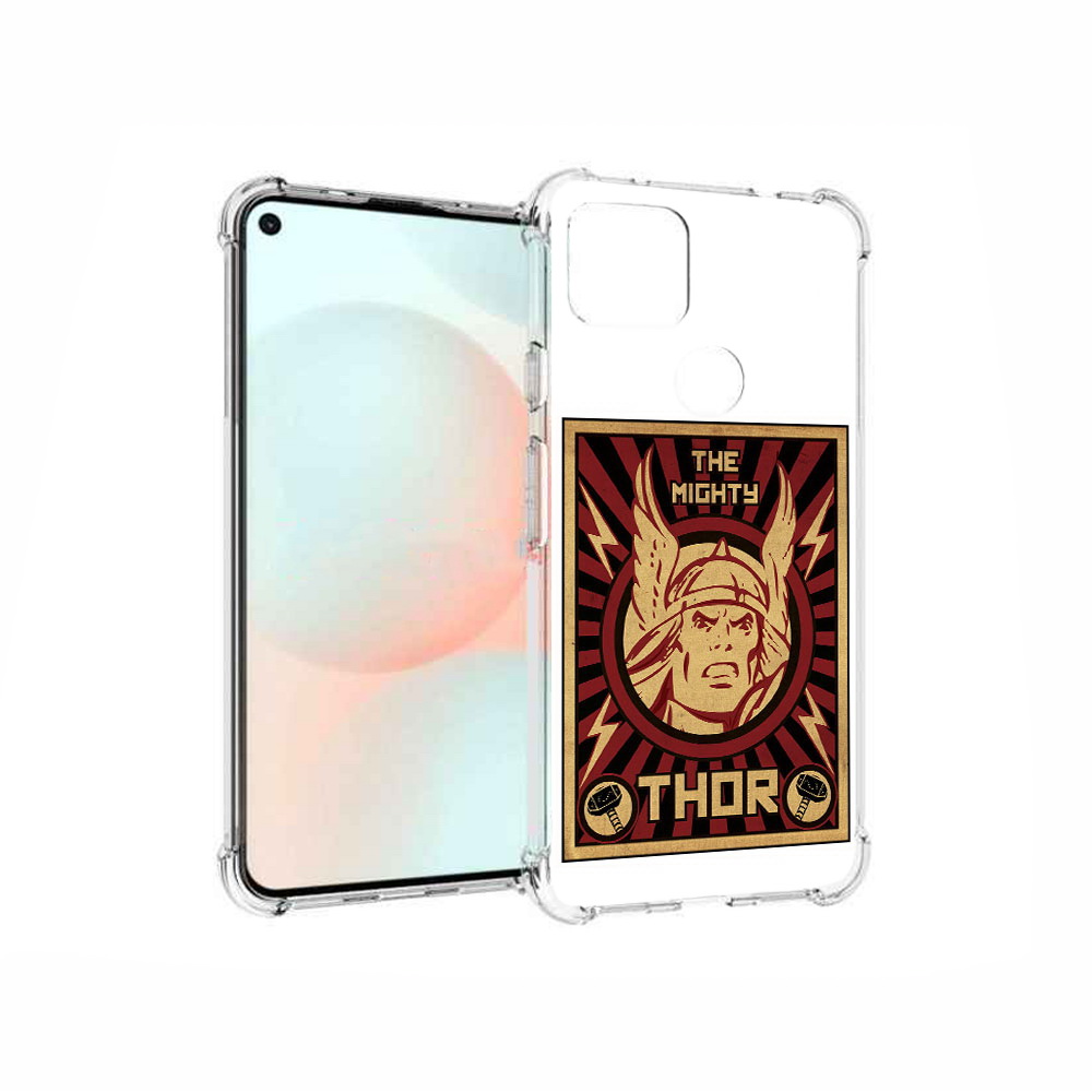 

Чехол MyPads Tocco для Google Pixel 5A тор лицо, Прозрачный, Tocco