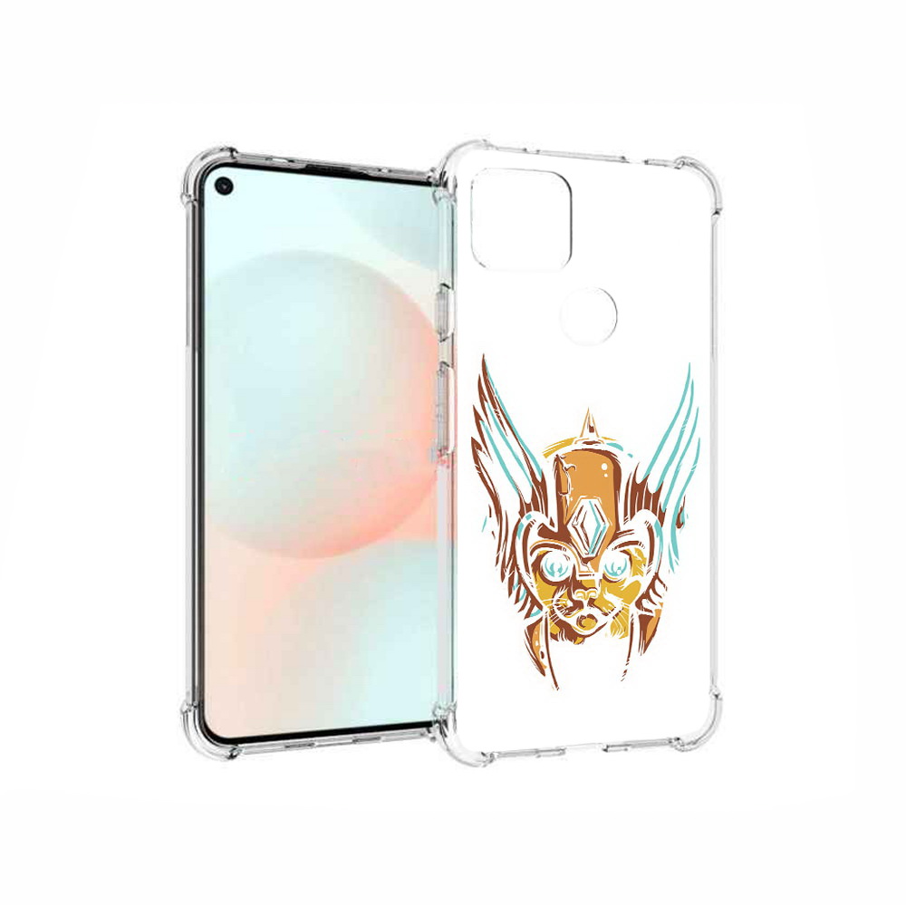 

Чехол MyPads Tocco для Google Pixel 5A тор абстракция, Прозрачный, Tocco