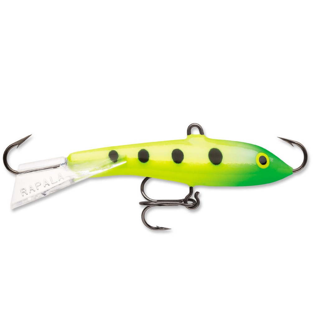 

Балансир Rapala Jigging Rap W07 GSLM  см 18 гр, Зеленый;желтый;черный, Jigging Rap