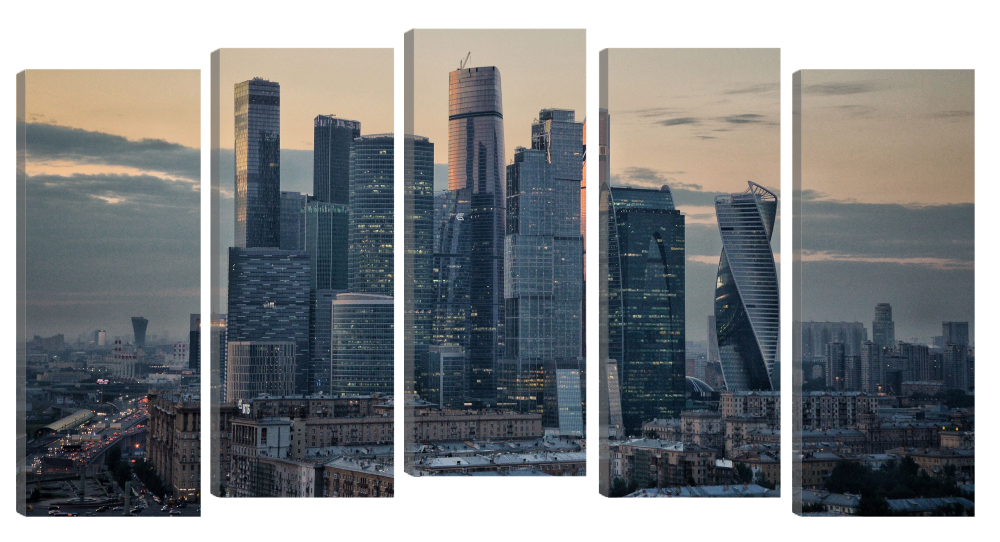

Модульная картина Город. Москва-сити PR-1951 (108x59см). Натуральный холст