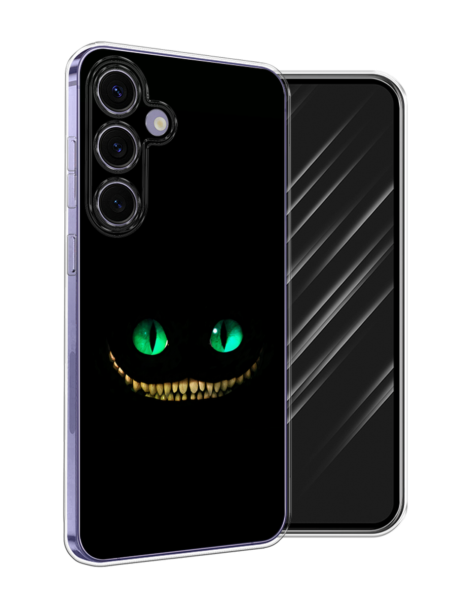 

Чехол Awog на Samsung Galaxy S24 Plus "Зеленоглазый чеширский кот", Черный, 2109150-1
