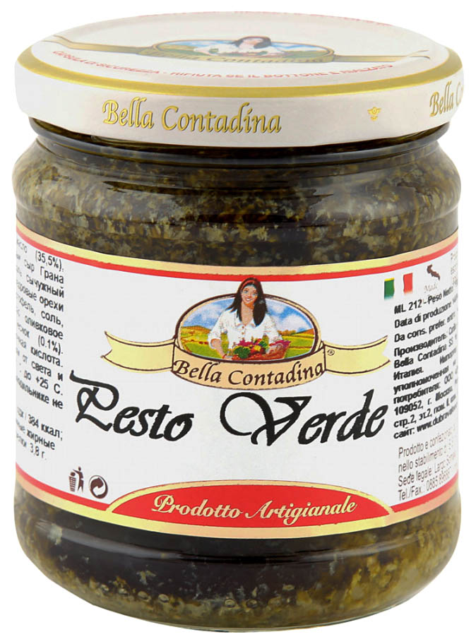 фото Соус bella contadina pesto verde 190г