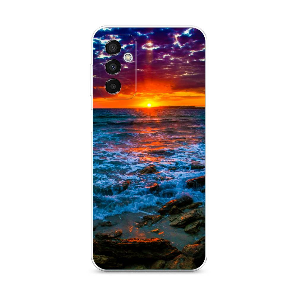 

Чехол на Samsung Galaxy M23 5G "Закат 1", Оранжевый;синий, 2105550-2
