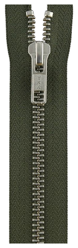 

Застежка-молния YKK 0573985/75, 567 оливка тип 5 (5,75мм), разъемная, 75см