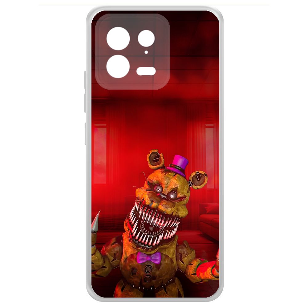 

Чехол-накладка Krutoff Clear Case ФНАФ - Фредди атакует для Xiaomi 13, Прозрачный