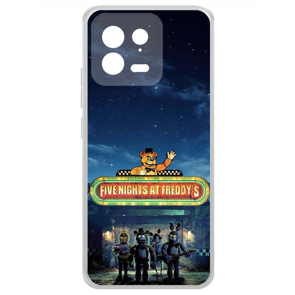 

Чехол-накладка Krutoff Clear Case ФНАФ - Банда вместе для Xiaomi 13, Прозрачный