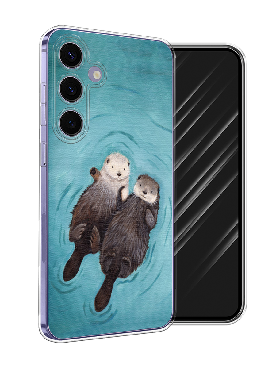 

Чехол Awog на Samsung Galaxy S24 Plus "Парочка бобров", Голубой, 2109150-1