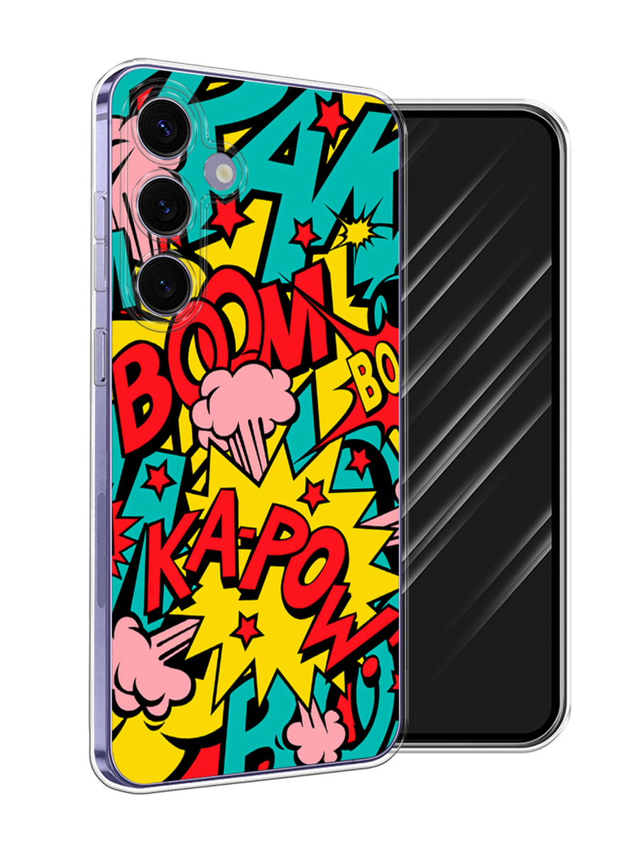 

Чехол Awog на Samsung Galaxy S24 Plus "Постер pop art", Бирюзовый;желтый;красный, 2109150-1