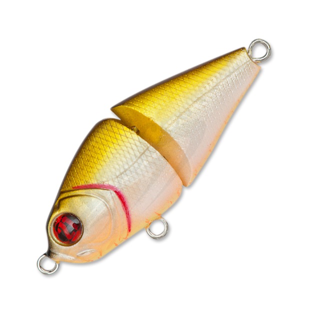 

Воблер Pontoon 21 Bully Boo LL 45SS цвет 417 CB Natural Brown, Белый;черный;золотистый, Bully Boo