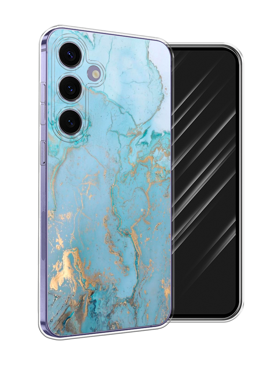 

Чехол Awog на Samsung Galaxy S24 Plus "Голубой мрамор рисунок", 2109150-1