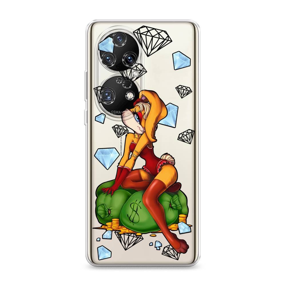 

Чехол на Huawei P50 Pro "Лола Банни с бриллиантами", Красный;оранжевый;зеленый, 6105050-6