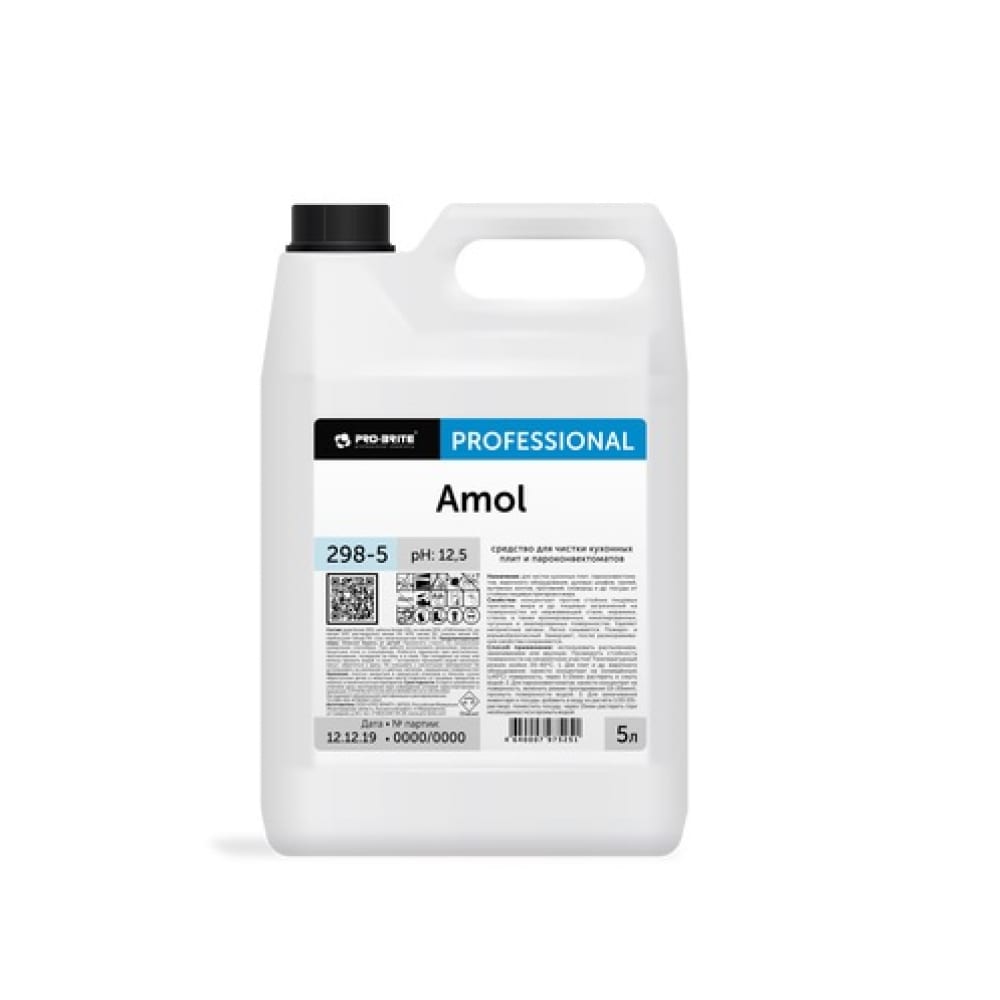 

Средство для чистки кухонных плит и пароконвектоматов PRO-BRITE AMOL