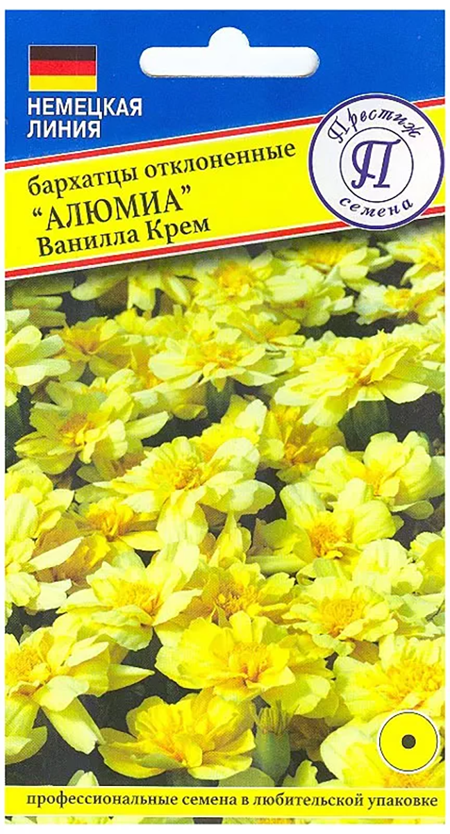 

Семена бархатцы Алюмиа Ванилла Крем Престиж 10896 1 уп.