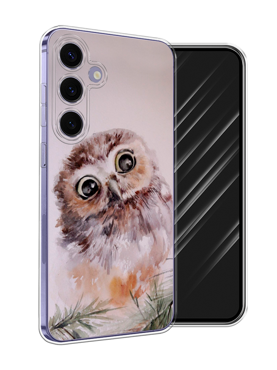 

Чехол Awog на Samsung Galaxy S24 Plus "Сова на розовом", Розовый;коричневый, 2109150-1