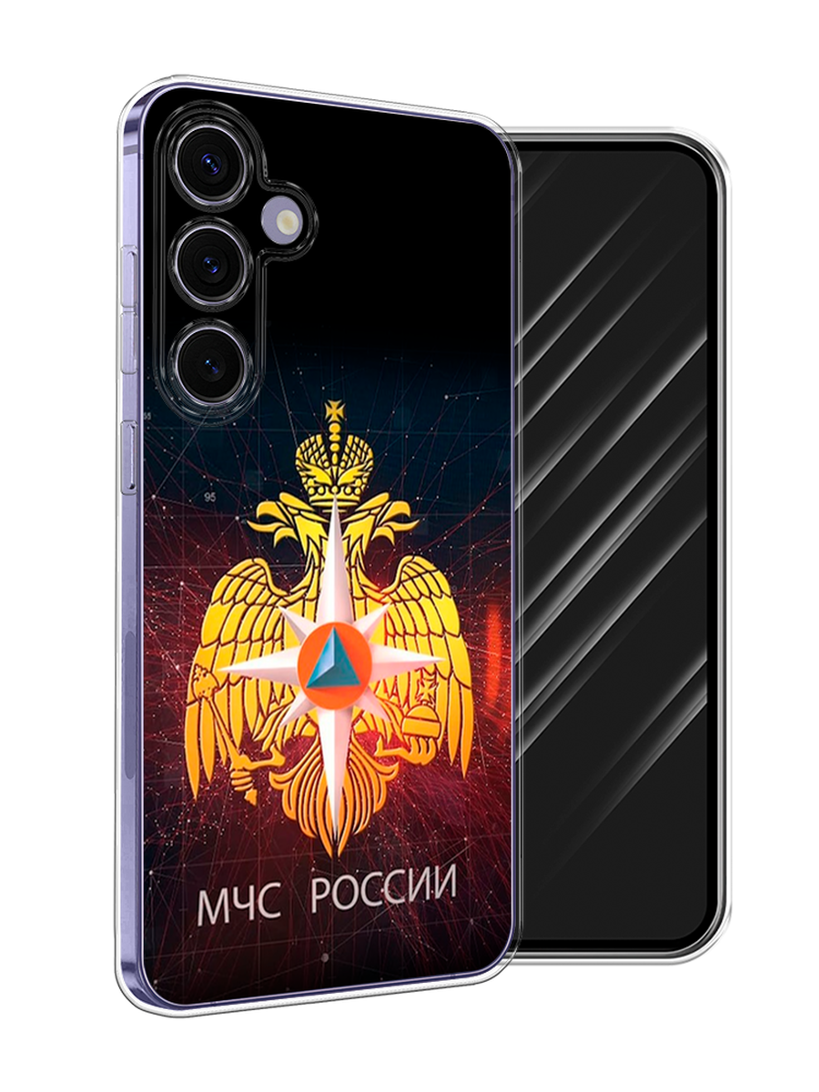 

Чехол Awog на Samsung Galaxy S24 Plus "МЧС России", Черный;желтый;красный, 2109150-1
