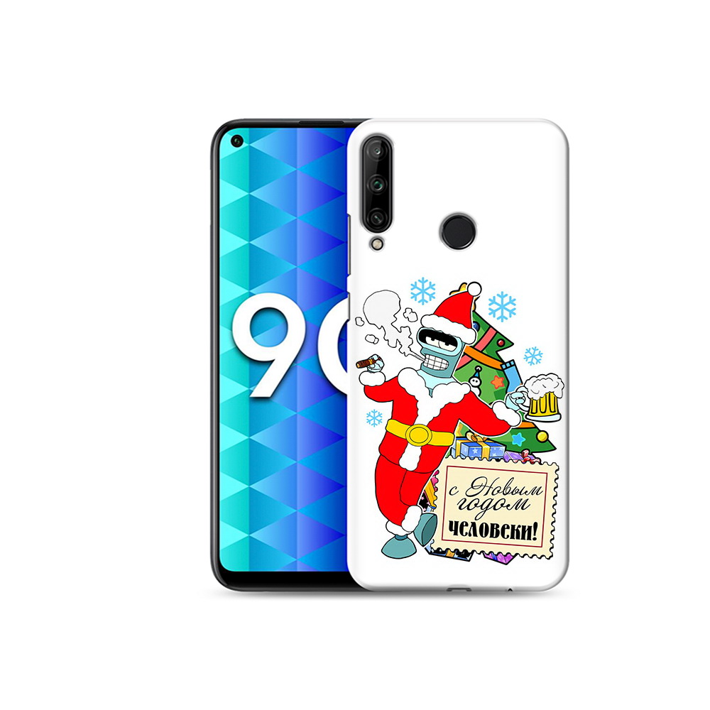 

Чехол MyPads Tocco для Honor 9C С новым годом человеки (PT149389.41.150), Tocco