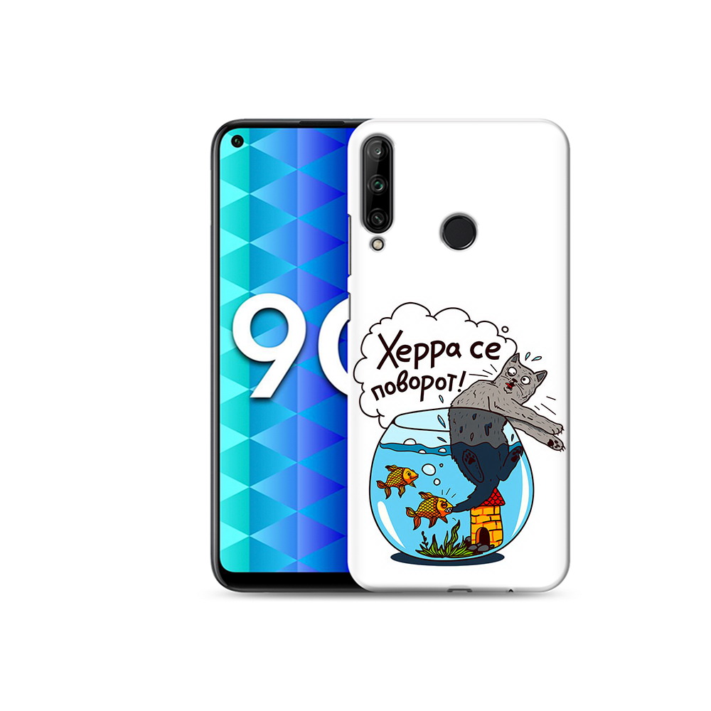 

Чехол MyPads Tocco для Honor 9C Рыбы с котом (PT149389.41.149), Tocco
