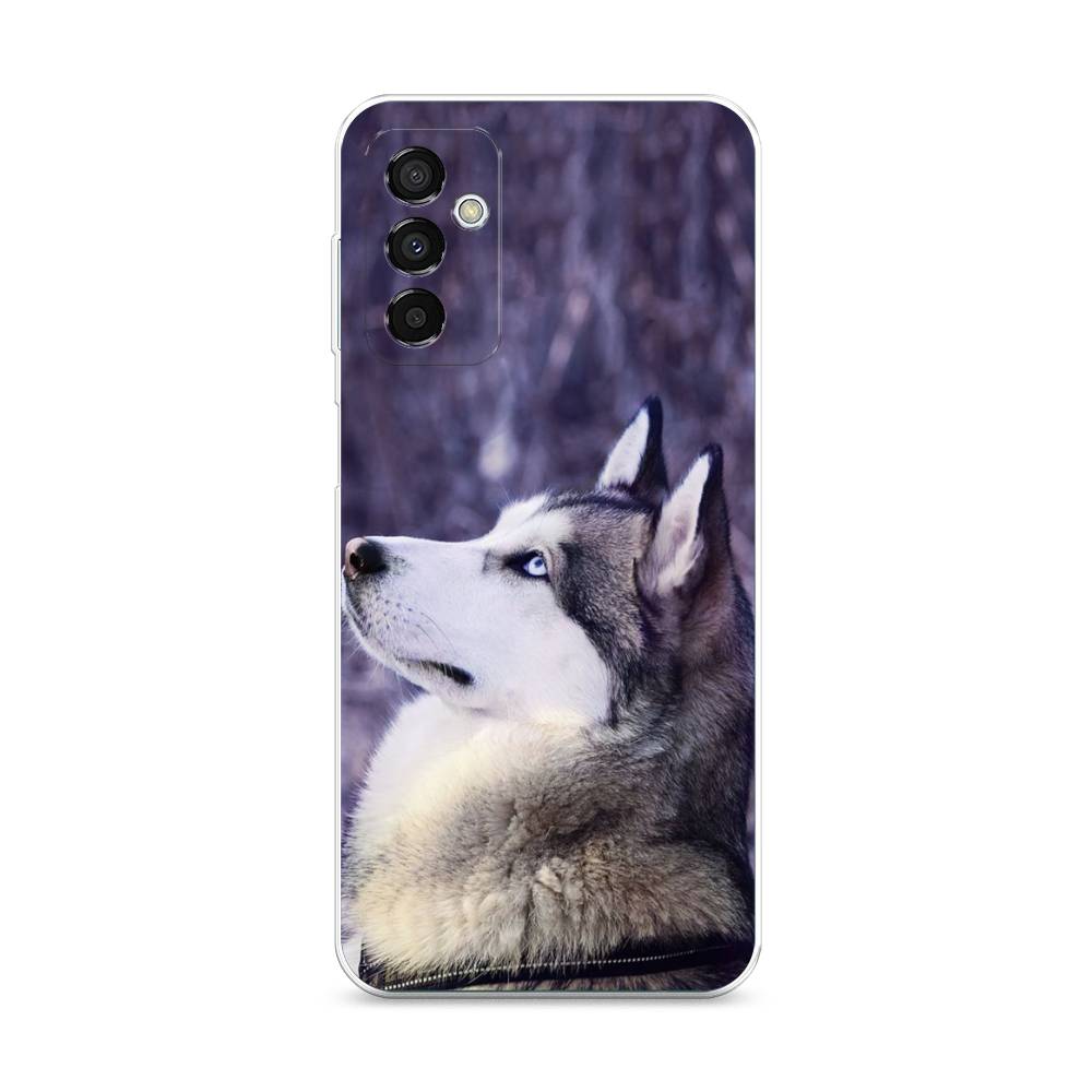 

Чехол на Samsung Galaxy M23 5G "Хаски 1", Фиолетовый;белый, 2105550-1