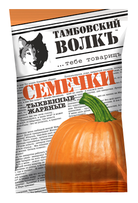 

Семечки тыквенные Тамбовский волк жареные 90 г
