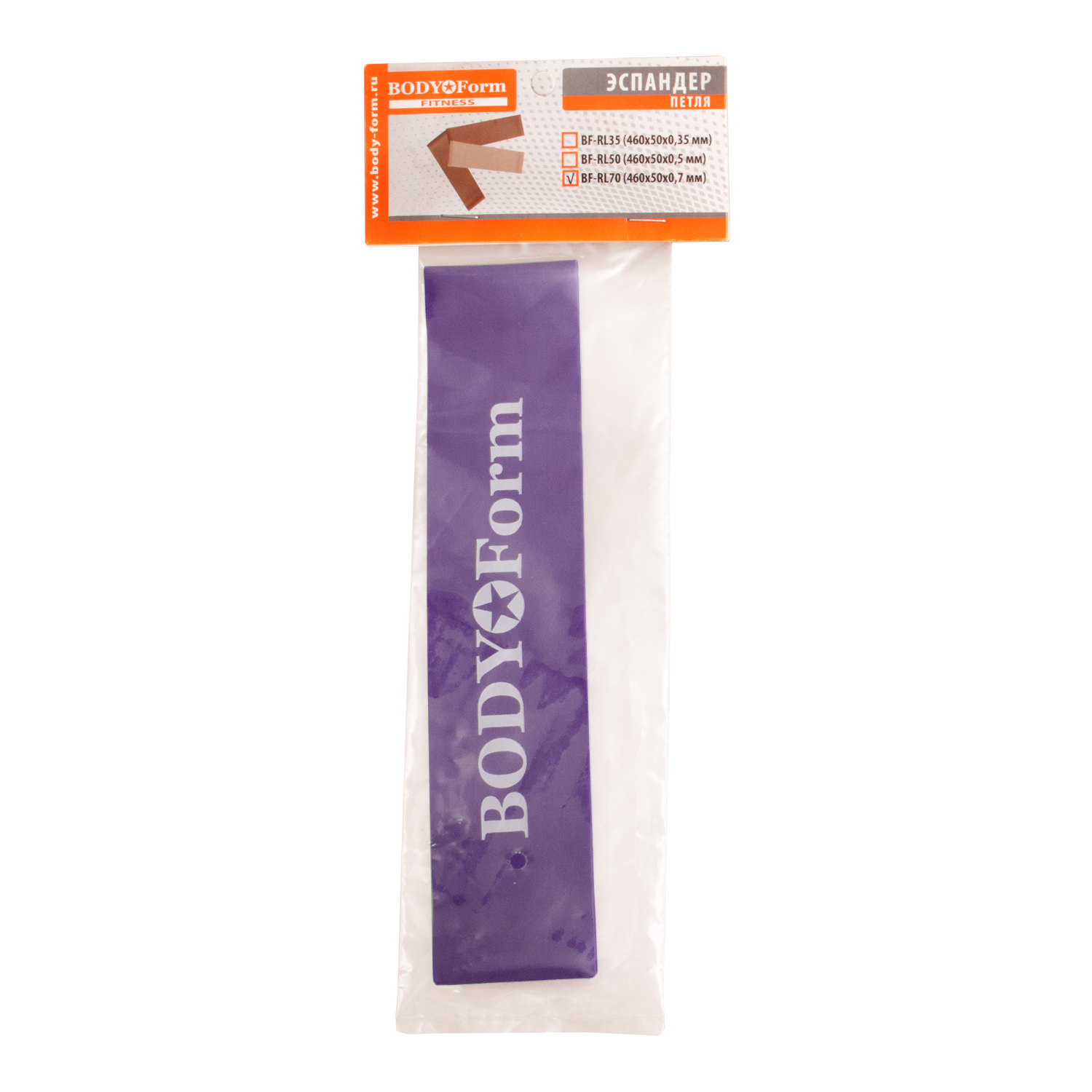 

Петля Body Form Bf-rl70-46 Cм (9кг/46см) (фиолетовый) (460*50*0,7)