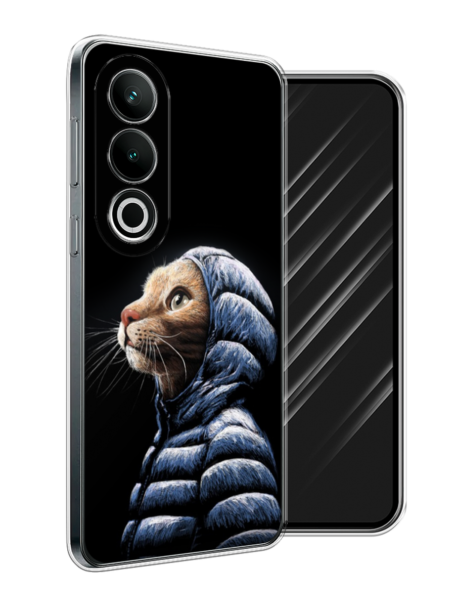 

Чехол Awog на OnePlus Nord CE4 "Кот в капюшоне", Черный;бежевый;синий, 154750-1