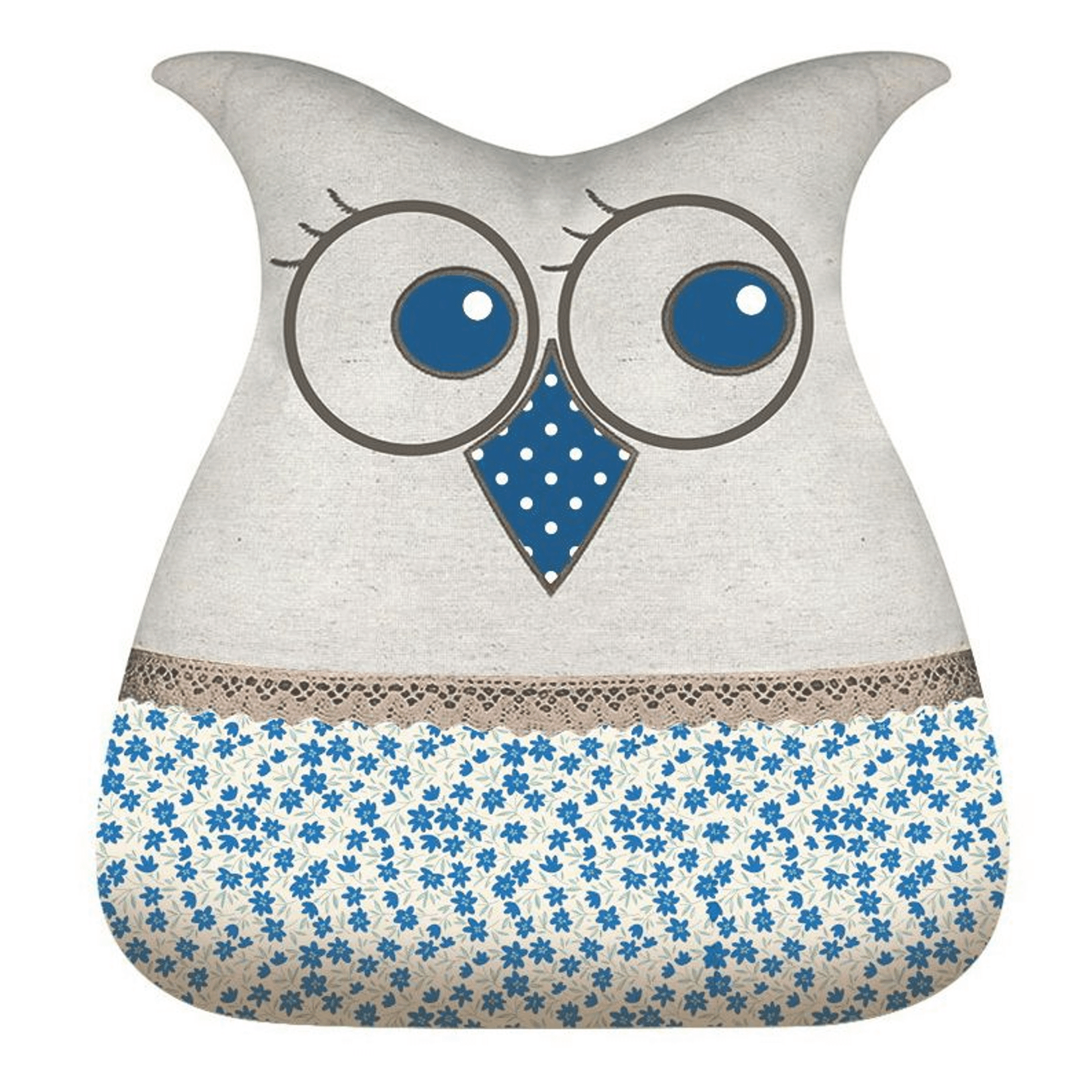 Подушка декоративная Nat Совушка 41 х 38 х 13 см 609₽