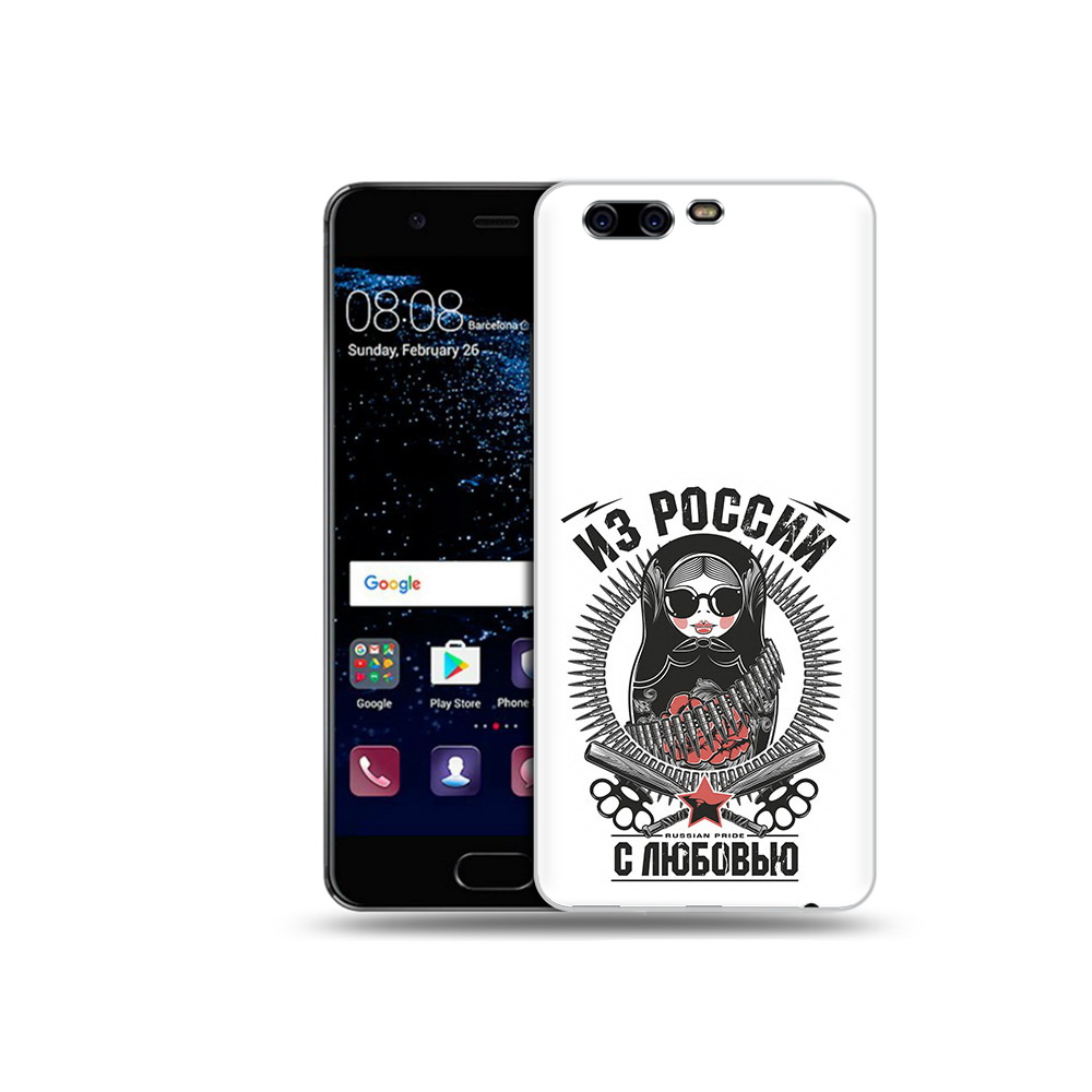 

Чехол MyPads Tocco для Huawei P10 Plus Из России с любовью (PT60941.40.91), Прозрачный, Tocco
