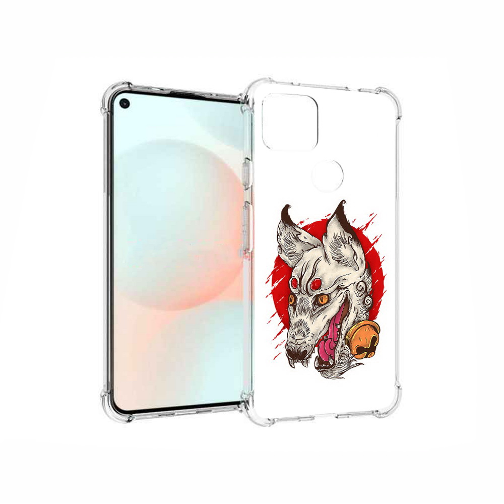 

Чехол MyPads Tocco для Google Pixel 5A страшная собака, Прозрачный, Tocco