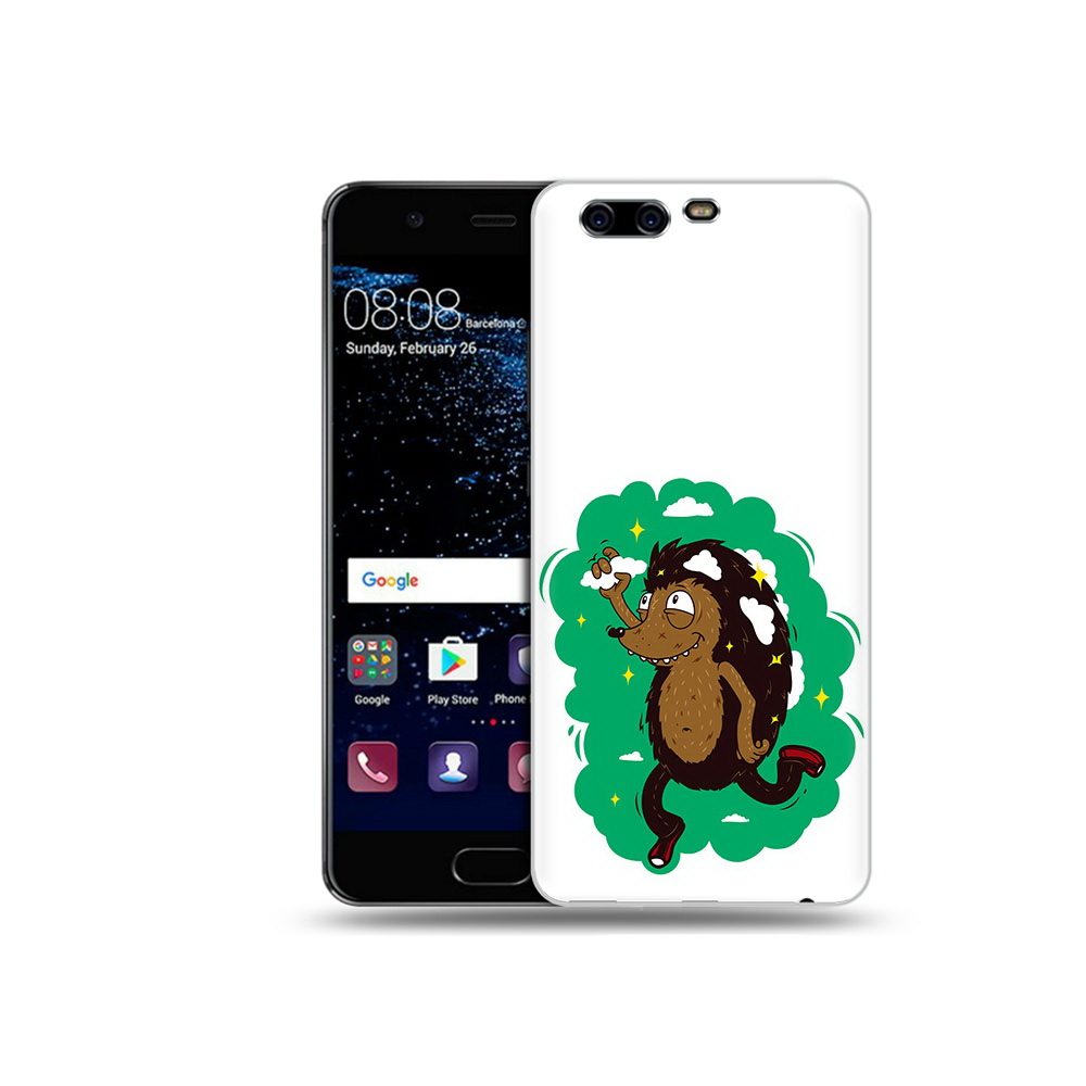 

Чехол MyPads Tocco для Huawei P10 Plus Ежик в облаках (PT60941.40.77), Прозрачный, Tocco