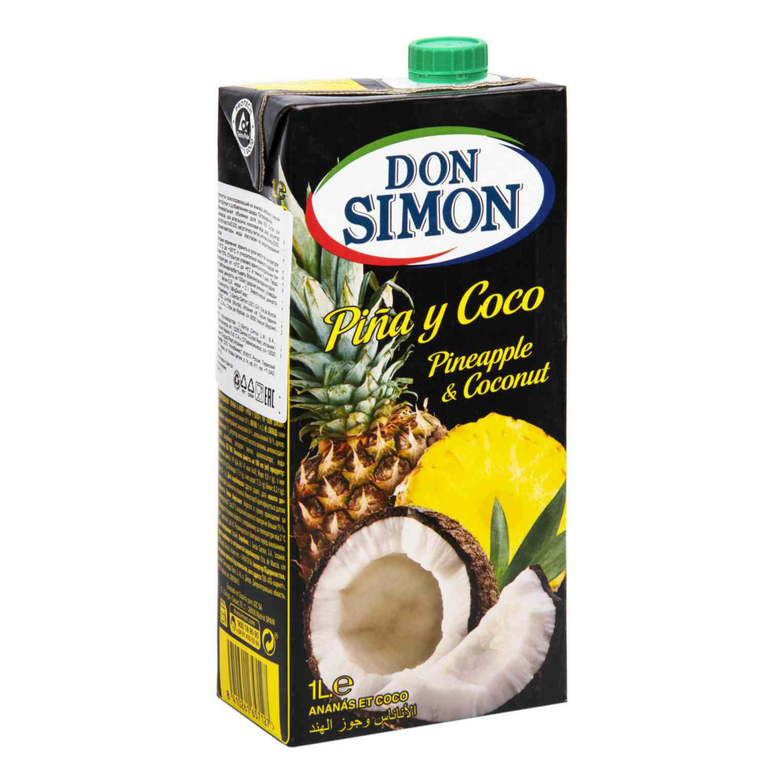 Напиток сокосодержащий Don Simon ананас-апельсин с кокосом 1 л