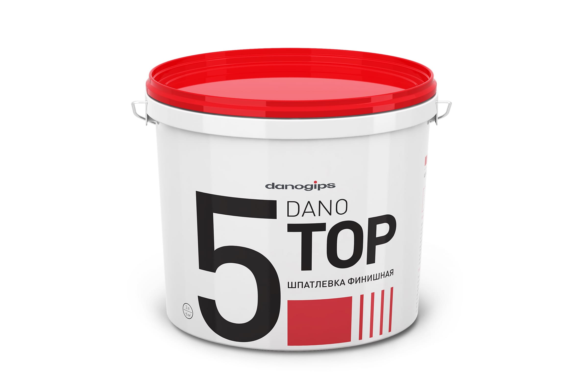 

DANOGIPS Dano Top 5 шпаклевка полимерная финишная под обои (10л)